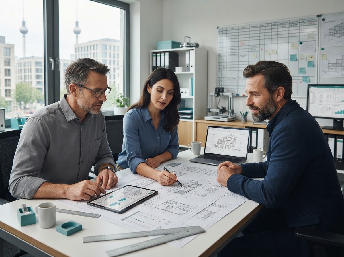 Galvioreno Analyseteam bei der Prüfung täglicher Berichte